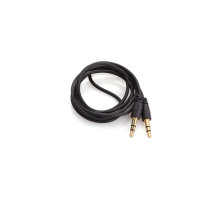 Кабель мультимедійний 3.5mm M to 3.5mm M 5.0m black Voltronic (YT-AUXGJ(M)/(M)-5.0-B)