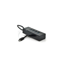 Концентратор Voltronic USB-C to 4xUSB 3.0 0.2m black (YT-TC3H4-B20/12940)