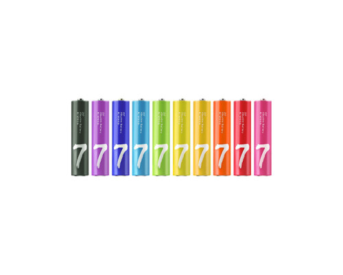 Батарейка CUKTECH AAA rainbow alkaline battery plastic case * 10 (CUKAAB07CNMX)