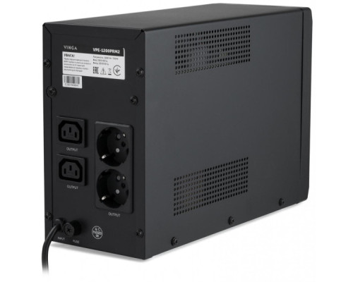 Пристрій безперебійного живлення Vinga LED 1200VA ( VPE-1200PRM2 ) (VPE-1200PRM2)