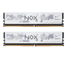 Модуль пам'яті для комп'ютера DDR5 32GB (2x16GB) 6000 MHz NOX White Apacer (AH5U32G60C622MWAA-2)