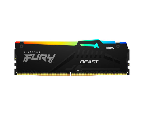 Модуль пам'яті для комп'ютера DDR5 128GB (4x32GB) 5600 MHz Beast RGB XMP Kingston Fury (ex.HyperX) (KF556C40BBAK4-128)