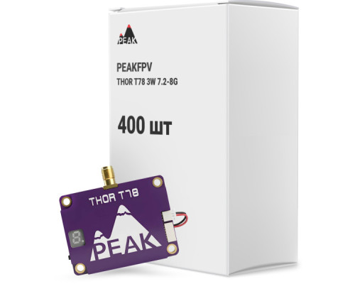 Відеопередавач (VTX) Peakfpv THOR T78 3W 7.2-8G упаковка 400 шт. (T78BOX400)