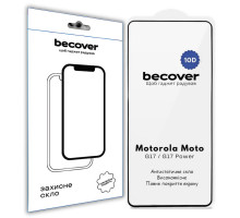 Скло захисне BeCover 10D Motorola Moto G17 / G17 Power Black (715138)