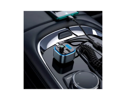 FM модулятор HOCO E74, Black, Box (E74) FM модулятор HOCO E74, Black, Box (E74)