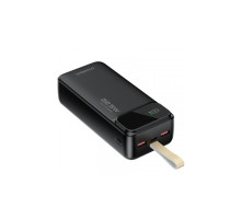 Батарея універсальна Choetech 30000mAh 22,5W, PD, QC/3.0, USB-C In/out, 2*USB-A (B730-ACBK)