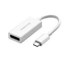 Перехідник USB-C to DisplayPort Adapter MM130 white Ugreen (40372)