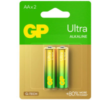 Батарейка Gp AA LR6 Ultra Alcaline * 2 (15AUETA21-2BC2 / 4891199027581)