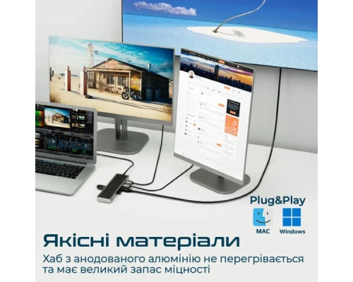 Концентратор Promate USB Hub 12 ports apexhub-mst.grey (apexhub-mst.grey) Концентратор Promate USB Hub 12 ports apexhub-mst.grey (apexhub-mst.grey)