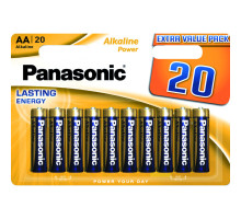 Батарейка Panasonic LR06 Alkaline Power * 20 (LR6REB/20BW)