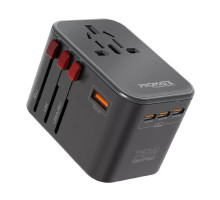 Зарядний пристрій Promate tripmate-gan75