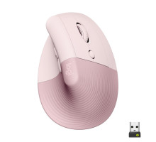 Мишка Logitech Lift Vertical Ergonomic Wireless/Bluetooth Rose (910-006478)