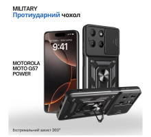 Чохол до мобільного телефона BeCover Military Motorola Moto G57 Power Black (715514)