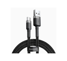 Дата кабель USB 2.0 AM to Type-C 1.0m Black-Grey Baseus (491798)