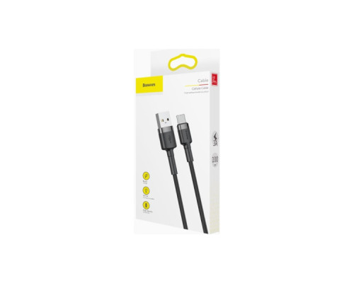 Дата кабель USB 2.0 AM to Type-C 1.0m Black-Grey Baseus (491798)