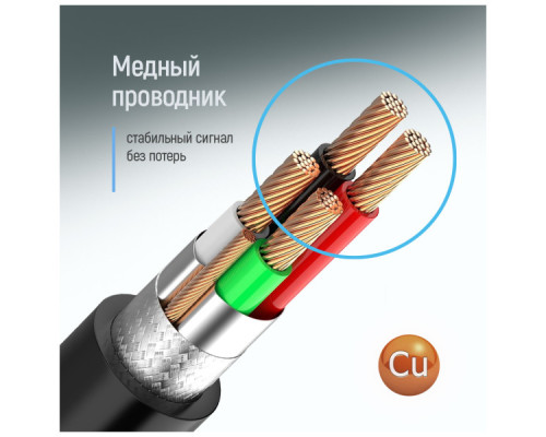 Дата кабель USB 2.0 AM/AM 1.0m black ColorWay (CW-CBUU071-BK)