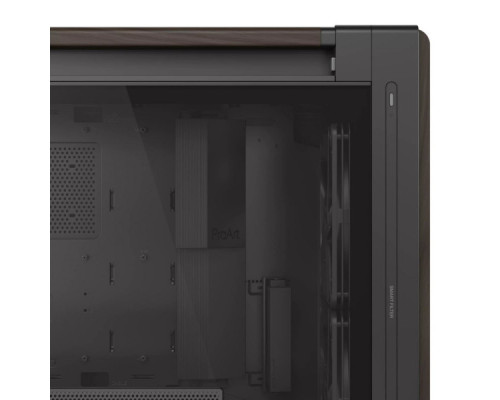 Корпус для ПК ASUS ProArt PA602 Walnut Wood Tempered Glass Modern Black (90DC00J0-B09030)