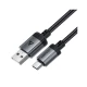 Дата кабель USB 2.0 AM to Type-C 1.2m 3.0A (18W) C20-04 aluminum alloy Black Acefast (6974316283782)