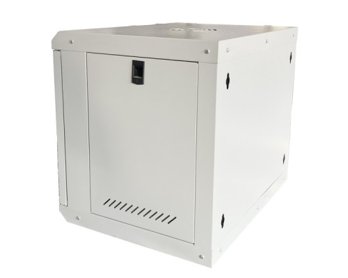 Шафа настінна GEAR 9U 19" 600x450x500 мм, + полка 19", grey (GWMSN-9U-600-450G)