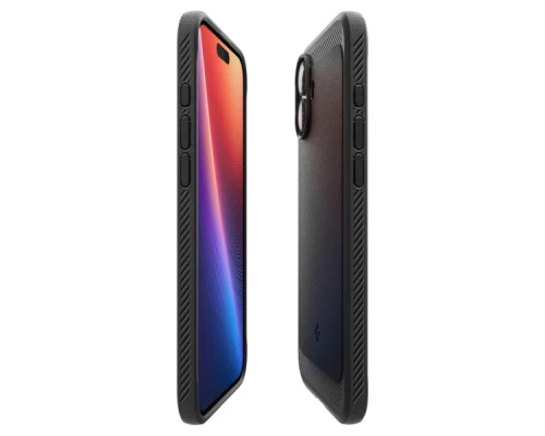 Чохол до мобільного телефона Spigen iPhone 16 Rugged Armor MagFit Matte Black (ACS08214) Чохол до мобільного телефона Spigen iPhone 16 Rugged Armor MagFit Matte Black (ACS08214)