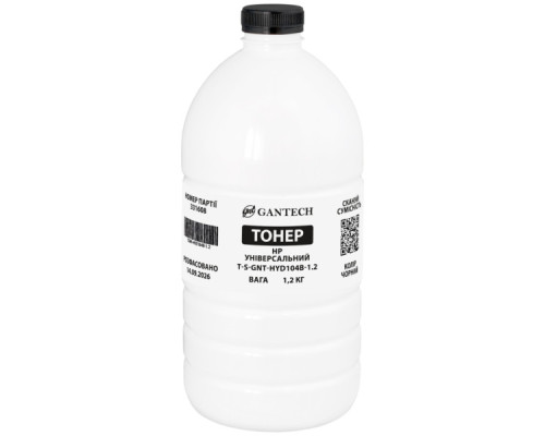 Тонер HP Universal bottle, 1,2 kg Gantech (TSM-HYD104B-1.2)
