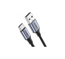 Дата кабель USB 2.0 AM to USB-C 3.0m 3.0A 18W US288 Space Gray Ugreen (60408)