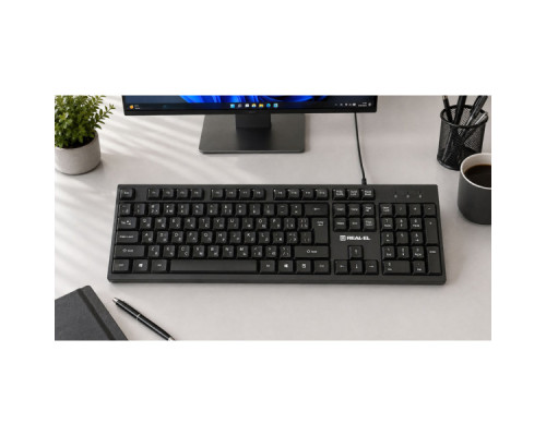 Клавіатура REAL-EL RK-510 USB Black (EL123100053)