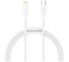 Дата кабель USB-C to Lightning 2.0m 20W white Baseus (CATLYS-C02)