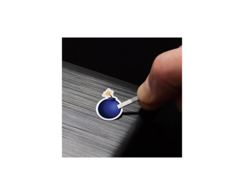 Наклейка на клавіатуру SampleZone прозора, білий (SZ-N-W)