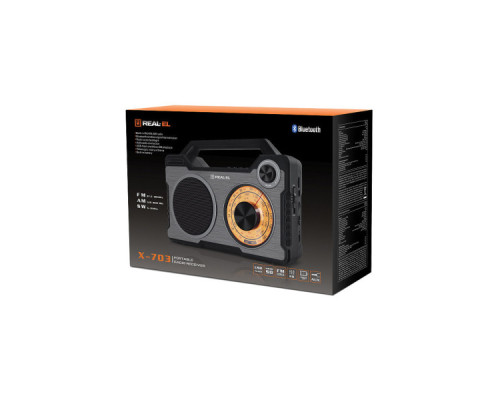 Портативний радіоприймач REAL-EL X-703 (EL121800002)