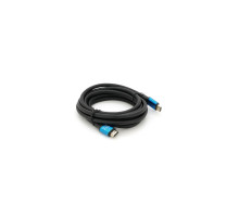 Кабель мультимедійний HDMI M to HDMI M 3.0m V2.0 4Kx2K black Merlion (YT-HDMI(M)/(M)4KV2.0-3.0m/19118)