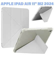Чохол до планшета BeCover Ultra Slim Origami Transparent Apple iPad Air 11" M2/M3 (2024/2025) Gray (711390)