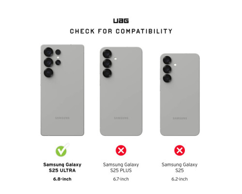 Чохол до мобільного телефона UAG Samsung Galaxy S25 Ultra Plasma XTE with Magnet Black/Orange (214467114097)