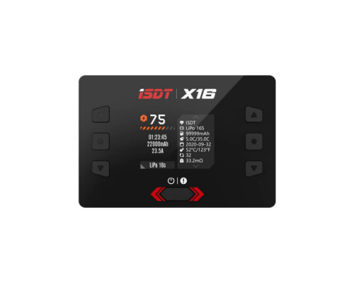 Зарядний пристрій для дрона iSDT X16,1100W x 2/20A x 2 Dual Channel (HP0015.X16)