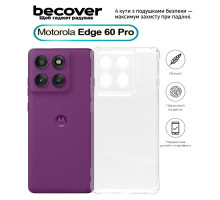 Чохол до мобільного телефона BeCover Anti-Shock Motorola Edge 60 Pro Clear (713806)
