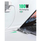Концентратор Ugreen 2xUSB-C to 3xUSB 3.0 + SD/TF + PD CM251 gray (60560)