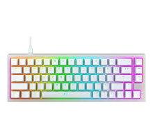 Клавіатура Xtrfy K5 68 keys Kailh Red Hot-swap RGB UA White (K5-RGB-CPT-TPWHITE-R-UKR)