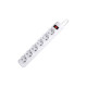 Мережевий фільтр живлення Defender DFS 153 6 роз 3m White (994900)