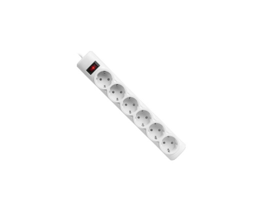 Мережевий фільтр живлення Defender DFS 153 6 роз 3m White (994900)