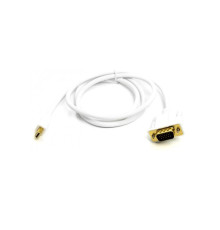 Кабель мультимедійний miniDisplayPort M to VGA M 1.0m white PowerPlant (CA912155)