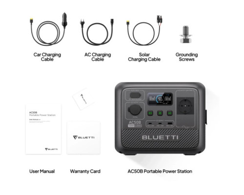 Зарядна станція BLUETTI AC50B 700W 448Wh (AC50B)