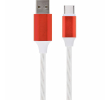 Дата кабель USB 2.0 AM to Type-C 1.0m 2A Cablexpert (CC-USB-CMLED-1M)