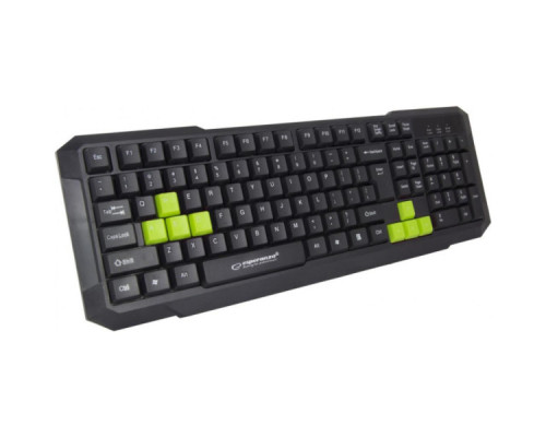 Клавіатура Esperanza EGK102 Green USB (EGK102GUA)