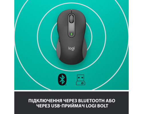 Мишка Logitech Signature M650 Wireless Graphite (910-006253)