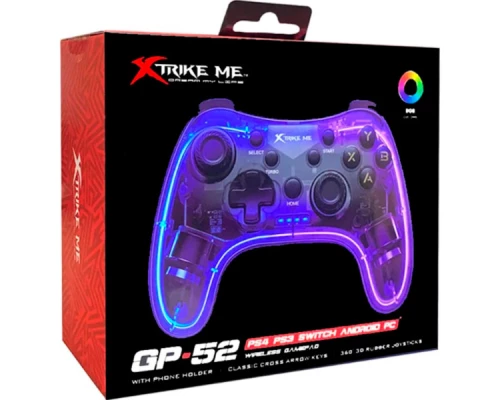 Геймпад Xtrike ME GP-52 Bluetooth RGB PS4/IOS/Android/PC/Nintendo (GP-52) Геймпад Xtrike ME GP-52 Bluetooth RGB PS4/IOS/Android/PC/Nintendo (GP-52)