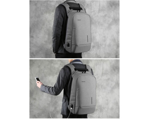 Рюкзак для ноутбука Kingsons 13.3" laptop backpack Light Grey (KS3149W-D13L) Рюкзак для ноутбука Kingsons 13.3" laptop backpack Light Grey (KS3149W-D13L)