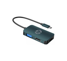 Порт-реплікатор HP USB3.1 Type-C --> HDMI/VGA/DP/, 0.2м (DHC-CT200)