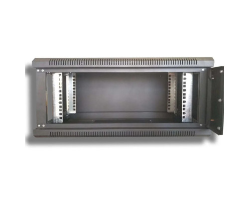 Шафа настінна Hypernet 4U 19" 600x350 (WMNC-35-4U-FLAT-BLACK)