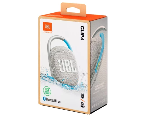 Акустична система JBL Clip 4 Eco White (JBLCLIP4ECOWHT) Акустична система JBL Clip 4 Eco White (JBLCLIP4ECOWHT)