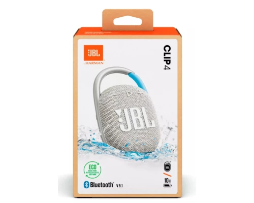Акустична система JBL Clip 4 Eco White (JBLCLIP4ECOWHT) Акустична система JBL Clip 4 Eco White (JBLCLIP4ECOWHT)